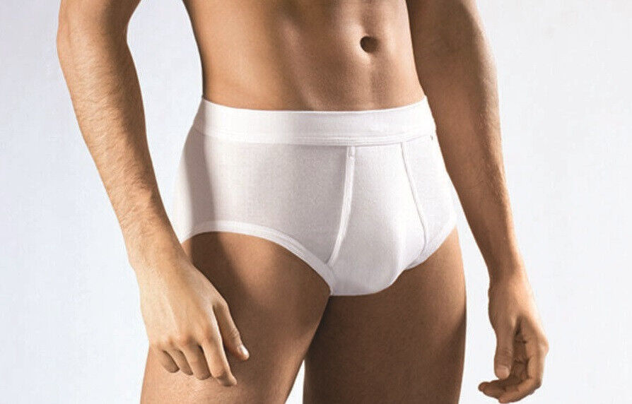3Tlg Unterhose mit Eingriff BIO Baumwolle